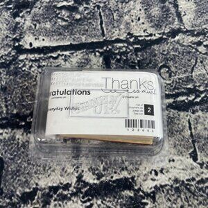 Stampin' Up EVERYDAY WISHES Rubber Stamps 123686